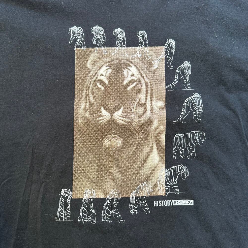 Vintage History Iceburg x Disney Jungle‎ Book Shere Khan T-Shirt Size XXXL Tiger